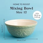 Home To Roost Karıştırma Kasesi (Yeşil Tavuk) - 29cm/4L