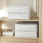 Home Wave 8'li Mega Boy Gri Pötikare Baza Altı Hurç Set 74 X 46 X 22 Cm