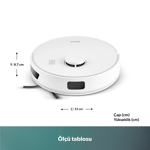Homend Alex Laser 1291H Moplu ve Haritalamalı Akıllı 5 Kpa Robot Süpürge