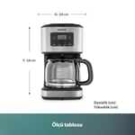 Homend Coffeebreak 5006h Otomatik Zaman Ayarlı XL (12 Fincan) Filtre Kahve Makinesi
