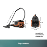 Homend Dustroyer 1255H Yatay Süpürge