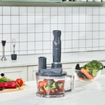 Homend Functionall 2843H 5 Fonksiyonlu Mutfak Robotu 1700W Antrasit