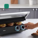 Homend Grilliant 1342H 3 in 1 Inox Gövde Çift Taraflı XL Döküm Plaka Tost ve Izgara Makinesi