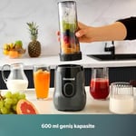 HOMEND Homend Mixfresh 7026H Kişisel Smoothie Blender Antrasit Siyah