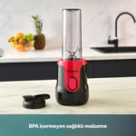 HOMEND Homend Mixfresh 7026H Kişisel Smoothie Blender Siyah Kırmızı