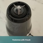 HOMEND Homend Mixfresh 7026H Kişisel Smoothie Blender Antrasit Siyah