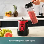 HOMEND Homend Mixfresh 7026H Kişisel Smoothie Blender Siyah Kırmızı