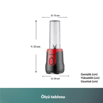 Homend Mixfresh 7026H Kişisel Smoothie Blender