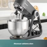 Homend Profashion 3023H Digital Ekran 1500W 5L Döküm Stand Mikser Antrasit