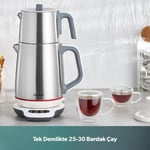 Homend Royaltea 1709H Dokunmatik Konuşan Çelik Çay Makinesi Inox