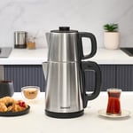 Homend Royaltea 1728H Çelik Çay Makinesi Inox