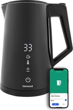 Homend Smart Heatrow 1616H Dokunmatik, Çift Duvarlı, Paslanmaz Çelik, Sessiz Cool Touch, XL Su Isıtıcı Wi-Fi ile kontrol