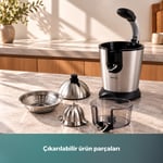 Homend Vitamillion 2603H Pro Elektrikli Çelik Narenciye ve Nar Sıkacağı