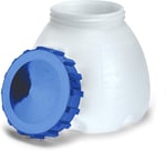 Homeright C900097.M Super Finish Max Konteyner ve Kapak, Beyaz ve Mavi