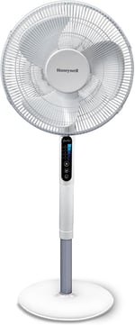 HONEYWELL Advanced QuietSet HSF600 Ayaklı Vantilatör, 5 HIz Ayarı, Zamanlayıcı Fonksiyonu, 70 Derece Salınım, Yükseklik, Uzaktan Kumandalı - Beyaz