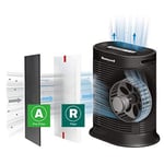 Honeywell HEPA Hava Temizleyici Filtre Kiti - 3 HEPA R Yedek Filtre ve 4 A Karbon Önceden Kesilmiş Ön Filtre İçerir - Havadaki Alerjen Hava Filtresi Orman Yangını/Dumanı, Polen, Pet Dander ve Tozu