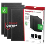 Honeywell HRF-A200 Hava Temizleyici Ön Kit Filtresi, 4'lü Paket - Alerjen Hava Filtresi Toz, VOC, Evcil Hayvan, Mutfak ve Orman Yangını/Duman Kokularını Hedefler