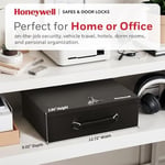 Honeywell Kasa & Kapı Kilitleri 6104 Yangına Dayanıklı Çelik Güvenlik Kasası, Tuş Kilidi, 0,17 Ayaklar, Siyah