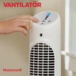 HONEYWELL QuietSet HYF260 Tüm Oda İçin Salınımlı Kule Vantilatör, 5 Hız Ayarı, 80 Derece Salınım, Zamanlayıcı Fonksiyonu, Aydınlatma, Otomatik Kapanma, Uzaktan Kumanda
