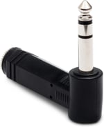 Hosa 1/4 inç TRS (F) - 1/4 inç TRS (M) Sağ Açılı Çevirici (GPP-273) - Seçenekler: Açılı 6,35 mm TRS - 6,35 mm TRS...