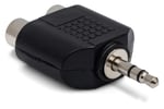 Hosa GRM-193, Adaptör, Dual RCA - 3,5 mm TRS - Seçenekler: RCA açı TS 0,64 cm (1/4 inç), RCA için XLR3F, RCA - 3...
