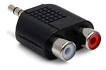 Hosa GRM-193, Adaptör, Dual RCA - 3,5 mm TRS - Seçenekler: RCA açı TS 0,64 cm (1/4 inç), RCA için XLR3F, RCA - 3...