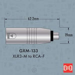 Hosa RCA (F) - XLR (M) Çevirici (GXM-133)