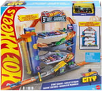 Hot Wheels Akrobasi Garajı Oyun Seti Hot Wheels Maceraya Başlangıç Garajı, 4 Katlı, 3-8 Yaş Arası Çocuklar İçin GNL70 GNL70