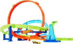 Hot Wheels Bumerang Çemberli Yarış Pisti Hot Wheels Bumerang Çemberli Yarış Pisti, 1:64 ölçekli oyuncak araba, kolayca saklanabilir HTK16