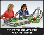 Hot Wheels Mario Kart Çılgın Dönüş Parkuru Seti, 5 Yaş ve Üzeri için 1:64 Ölçekli Replika Metal Araç GCP27