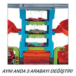 Hot Wheels Mega Araba Yıkama Kulesi Hot Wheels™ City Mega Araba Yıkama ile 1 adet Renk Değiştiren Arabalar™ aracı, çocuklar için oyuncak HDP05