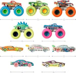 Hot Wheels Monster Trucks Karanlıkta Parlayan Araçlar Paketi Hot Wheels Monster Trucks Karanlıkta Parlayan Araçlar Paketi 5 adet Monster Trucks aracı ve 5 adet araba içeren çoklu paket HCB57