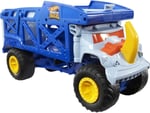 Hot Wheels Monster Trucks Rhino Taşıyıcı Kamyon, 12 adet 1:64 ölçekli Monster Trucks veya 32 adet Hot Wheels araç taşır, fırlatma için rampası bulunur, 3 yaş ve üzeri HFB13