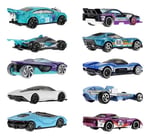 Hot Wheels Oyuncak Arabalar, 10'lu Yarış Arabası Paketi, 1:64 Ölçekli Corvette, Lamborghini, McLaren ve Hot Wheels Originals içerir (Amazon'a Özel)