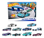 Hot Wheels Oyuncak Arabalar, 10'lu Yarış Arabası Paketi, 1:64 Ölçekli Corvette, Lamborghini, McLaren ve Hot Wheels Originals içerir (Amazon'a Özel)