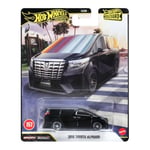 Hot Wheels Premium Boulevard, Toyota Alphard, modern Japon arabası, koleksiyon, 1:64 ölçeğinde, 3 yaş ve üzeri çocuklar için