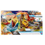 Hot Wheels Racerverse Jurassic Pist Seti Hot Wheels Racerverse Jurassic Pist Seti ve 2 oyuncak metal araç HTP12