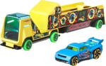 HOT WHEELS SÜPER TIR SERİSİ Hot Wheels Taşıyıcı Tırlar - Enerjik Ayrıntılarla Dolu Spor Arabalı Süper Tırlar - BDW51 BDW51