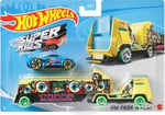 HOT WHEELS SÜPER TIR SERİSİ Hot Wheels Taşıyıcı Tırlar - Enerjik Ayrıntılarla Dolu Spor Arabalı Süper Tırlar - BDW51 BDW51