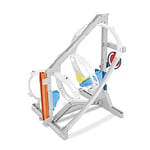 Hot Wheels Track Builder Spiral Dönüşlü Pist Oyun Seti, yaratıcı spiral pist yarışları, hedefi vurmanın 2 yolu, 1 adet Hot Wheels araç dahil, 6 yaş ve üzeri HDX79