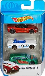 Hot Wheels Üçlü Araba Seti, 3 yaş ve üzeri, K5904