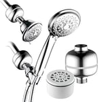 Hotel Spa Aquacare By 1139 Yedek Tek Kullanımlık 3 Kademeli Kartuş Gelişmiş Yüksek Yoğunluklu Süper Kompakt Evrensel Duş Filtresi Veya Filtreli Duş Başlıkları/El Duşları ile Kullanım İçin