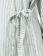 House of Silk 2022DRESS007 Stripes Koton Gömlek Elbise