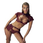 House of Silk Fleur Tül Sütyen Bordo Sütyen Kadın