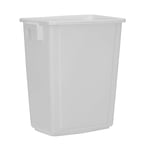 Household Essentials Glidez Krom Kaplama Çelik Çekme/Kaydırmalı Gizli Tekli 9 Galon Plastik Çöp Kovası Dolap Altı Kullanım için - Standart Boy Dolap,  - Seçenekler: 9 gallon, 5 gallon, 9 gallon double