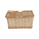 Household Essentials ML-2202 Kulplu Üstü Açık Pazar Sepeti, Kahverengi