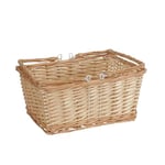 Household Essentials ML-2202 Kulplu Üstü Açık Pazar Sepeti, Kahverengi