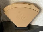Housetrend Şık Kahve Filtresi Tutacağı – filtre kahve kağıdı Modern Mutfak Düzenleyici, Dekoratif Organizer - Stylish Coffee Filter Holder