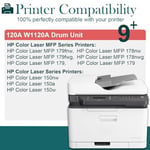 HP 120A W1120A Drum HP Color Laser MFP 179fwg 179fnw 178nwg 178nw 179fng 179fng 179 178 HP Color Laser 150nw 150a 150 Renkli Lazer Yazıcı için 120A Resim Tamburu Yedeği