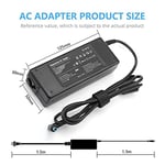 HP 250 255 G2 G3 G4 G5 Dizüstü Bilgisayar Adaptörü, HP Pavilion X360 15 17, HP ProBook G3 G4 G5 G6 G7 Serisi 430 440 450 55 47 0 640 645 655 Konnektör: 4,5 mm x 3,0 mm